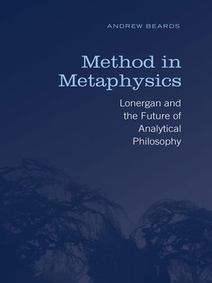 cover image of Method in Metaphysics